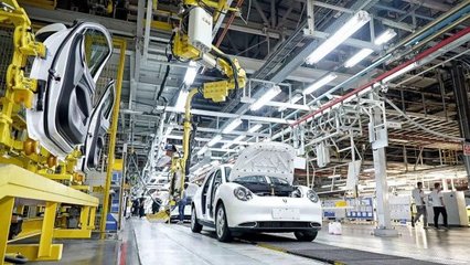 歐拉好貓?zhí)﹪?guó)量產(chǎn)下線(xiàn)